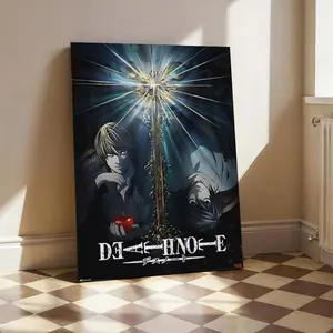 Death Note Light Yagami Anime Cool Wall Stickers and Posters Framed and Unframed High-Quality Artwork for Fans