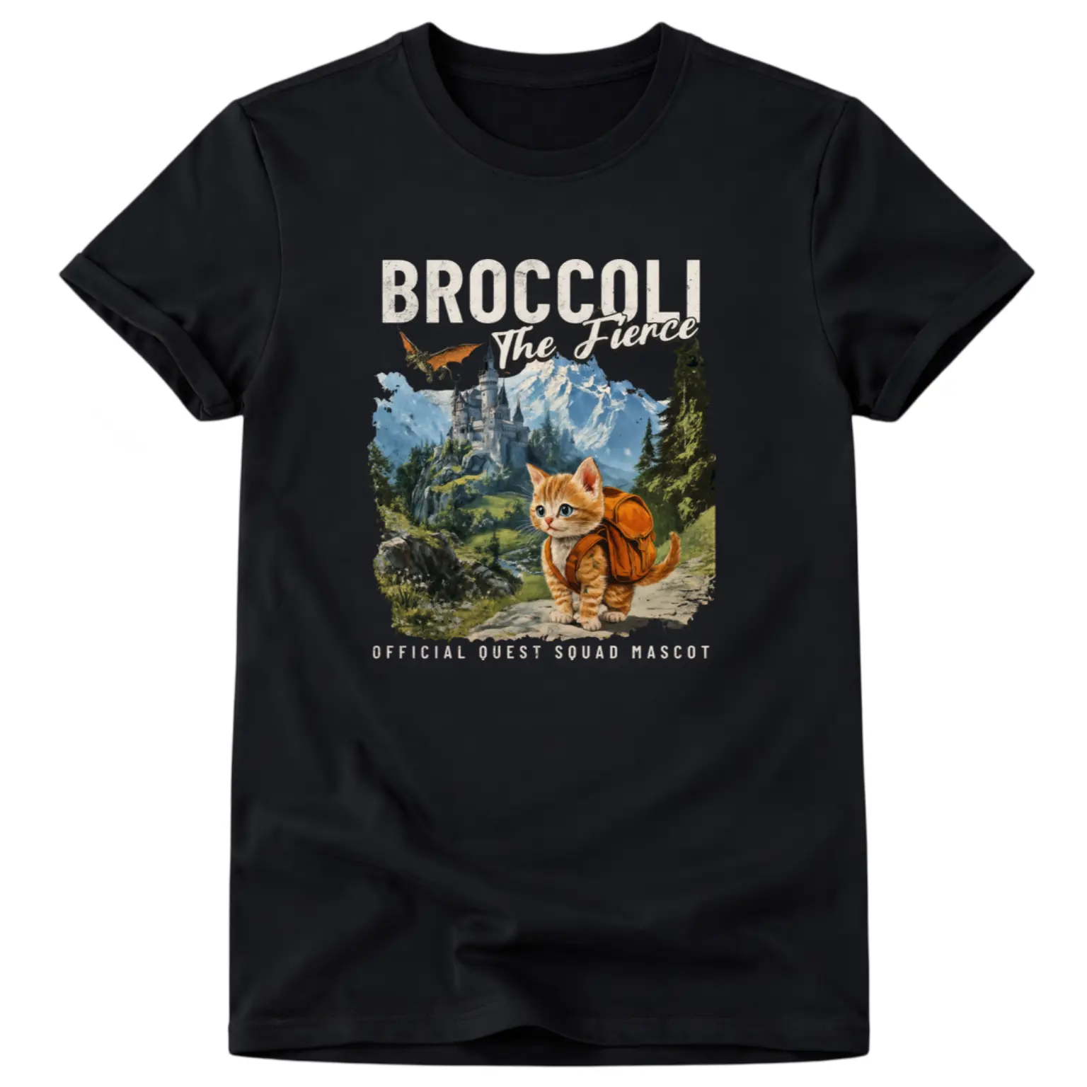 Broccoli The Fierce Shirt, Sworn Protector Of The Quest Squad T-shirt, Fourth Wing Inspired, Fantasy Bookish, Dragon Rider Gift, Ridoc Merch