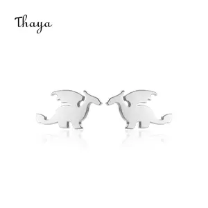 Thaya 925 Silver Little flying dragon Stud Earrings