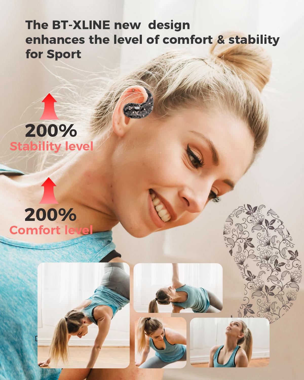 Noise Cancelling Bluetooth Earpiece, Wireless Headset for Clear Calls, Hands-Free Calling for Work and Daily Use, Stable Connection, Comfortable Fit, Easy Control