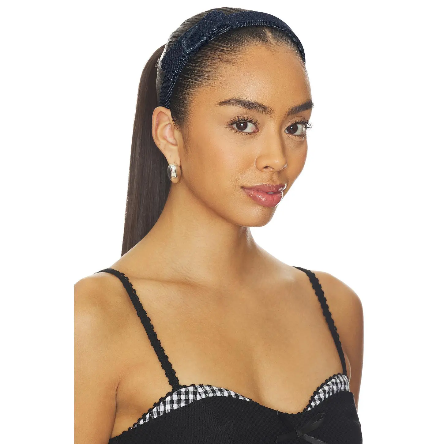 petit moments X Scott King Hair Stas Headband in Medium Denim