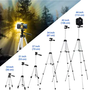 Portable Camera Tripod Stand for Outdoor Lightweight with Phone Holder for Universal Cell Phones Ideal Gift for Men and Women Photography Lighting Kit