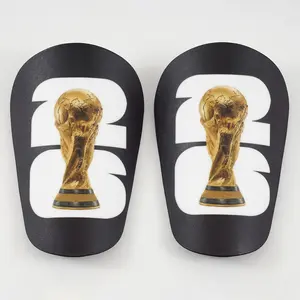 Mini Football Leg Pads Set, Durable Portable Sports Equipment, Comfortable Wear for Soccer Basketball Baseball, 1 Pair