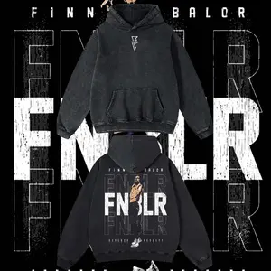 Reality.Wear Limited Finn Balor - WWE Hoodie Tshirt Acid Washed Heavyweight Cotton Tshirt, 100% Cotton retro Washed anime t-shirt, vintage streetwear tee, Y2K graphic top