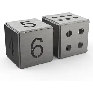 Stainless Steel Welding Practice Kit, 2 count Cube  Welding  Kit For Beginners Practice And  For MIG TIG STICK ARC, Side Length 2.36 Inch