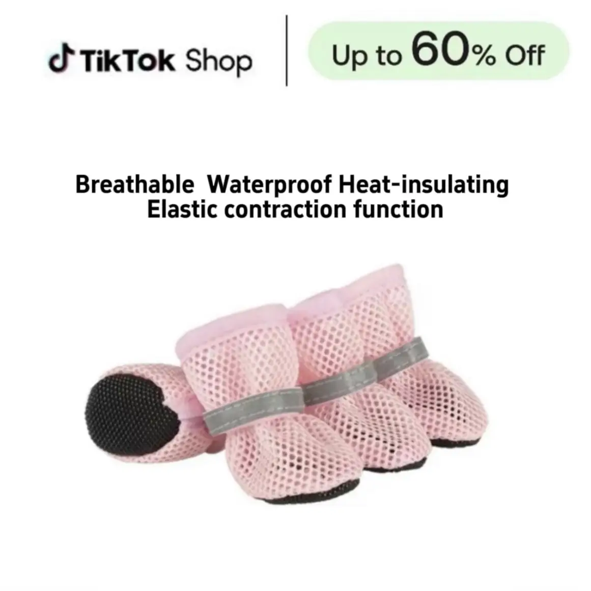 PetSafe Universal Dog Shoes Summer Anti-Slip BreathableWear-Resistant Soft Sole Puppy Foot Protector for DailyWalks,Labor Day Gift