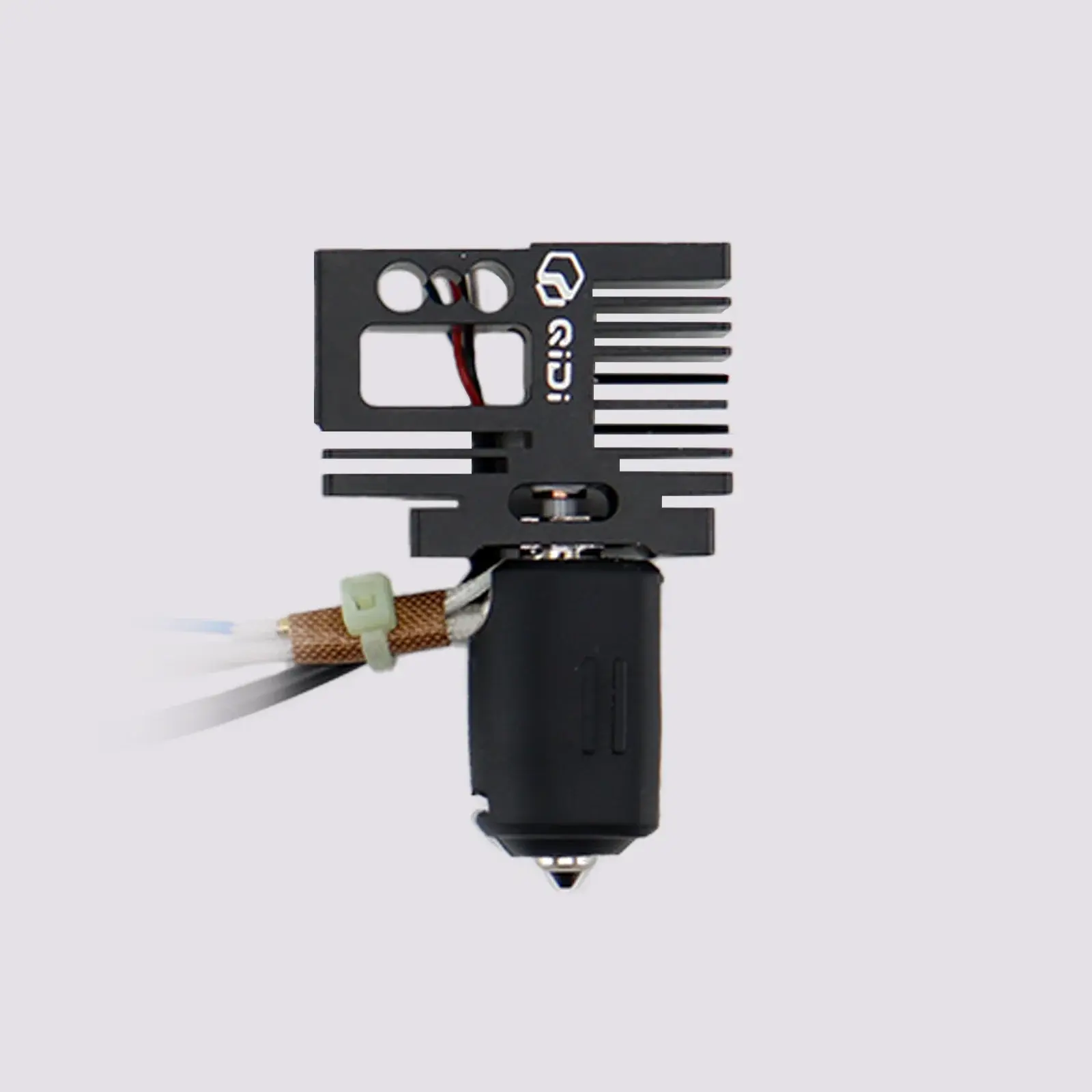 QIDI Genuine Direct Bimetal Hotend Replacement - Copper Alloy & Hardened Steel Nozzle for 370°C High-Flow Printing, Nylon, ASA, PLA, PETG, ABS, PC Materials, Exceptional Durability, High-Flow Design