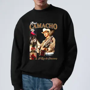 Ariel Camacho Chicano Tee, Mexican Corridos Music Shirt, Firme Style T-Shirt, Streetwear for Sad Boys, Latino Graphic Top