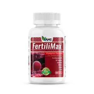 AMS FertiliMax | Fertility Supplement for Women Pregnancy Vitamin - 90 Caplets with DHEA, CoQ10, Vitamins D & E, Magnesium & B-Vitamins for Natural Conception & IVF Success