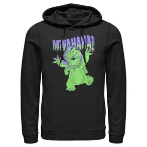 Men's Lilo & Stitch Mwahaha Halloween Horror Pull Over Hoodie