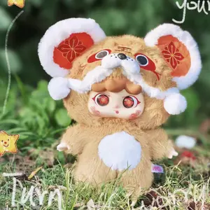 ZS Trendy Toys-Migo Hug 400  Box Soft Furry Collectibles for Backpack or Clothing Decoration Stuffed Animal