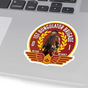 ARC Raiders Burnt Peanut Sticker | 1st Bungulator Brigade, Sunny Skies & Midnight Raid Designs | Laptop Gamer Gift Glossy Kiss-Cut Vinyl Decal