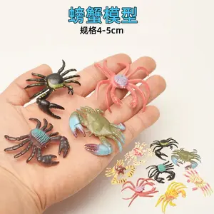 Creative Mini Animal Series Classic Model Toy Simulation Turtle Frog Models For Kids Cute Cartoon Figures Toys 8pc/lot