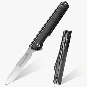 Creative Candy Pattern Folding Pocket Knife, EDC Outdoor Tool for Camping Hiking