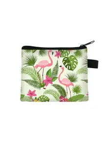 Women's Fashion Wallet with Flamingo Print, Portable Coin Purse for Daily Use, Perfect Gift for Friends, Casual Style, All Seasons