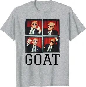 The Greatest President Trump Goat VINTAGE TEE Unisex T-Shirt Hoodie Sweatshirt Tank Top