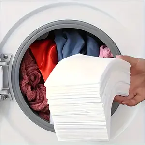 50 Pcs Color Catcher Plus - Laundry Sheets for Dye Trapping & Anti-Transfer Protection Safeguard Mixed Washes, Preventing Fabric Discoloration and Fading, Gentle on Clothes