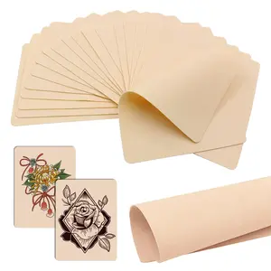 20pcs Tattoo Practice Skin - Professional Grade Double Sided Fake Skin for Tattooing (7.36" x 5.59") Ideal for Beginners & Tattoo Artists