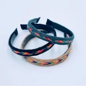 Rainbow braided headbands