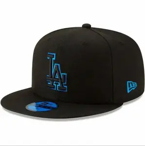 New Era Style MLB Baseball Hat – NY Yankees LA Dodgers Snapback Fitted Cap, Flat Brim High Crown Streetwear Fashion, Premium Embroidered Logo, Adjustable Unisex Urban Hip Hop Look