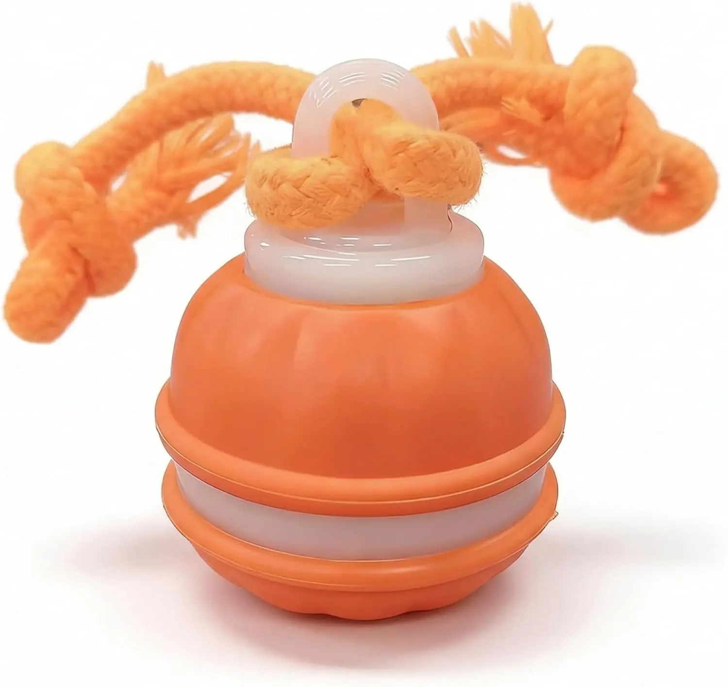 Interactive LED Dog Ball （4 inch）- USB Rechargeable Motion-Activated Rolling Toy for Small to Large Dogs, Dogs Ball Play and Wicked Fun, Squeaky Sound & Stimulation aggressive chewer spinning