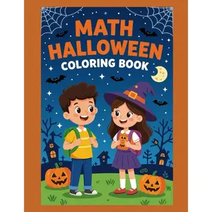 Math Skills: Halloween Coloring Book: Level K (Educational Skills Coloring Fun) Paperback – October 2, 2025