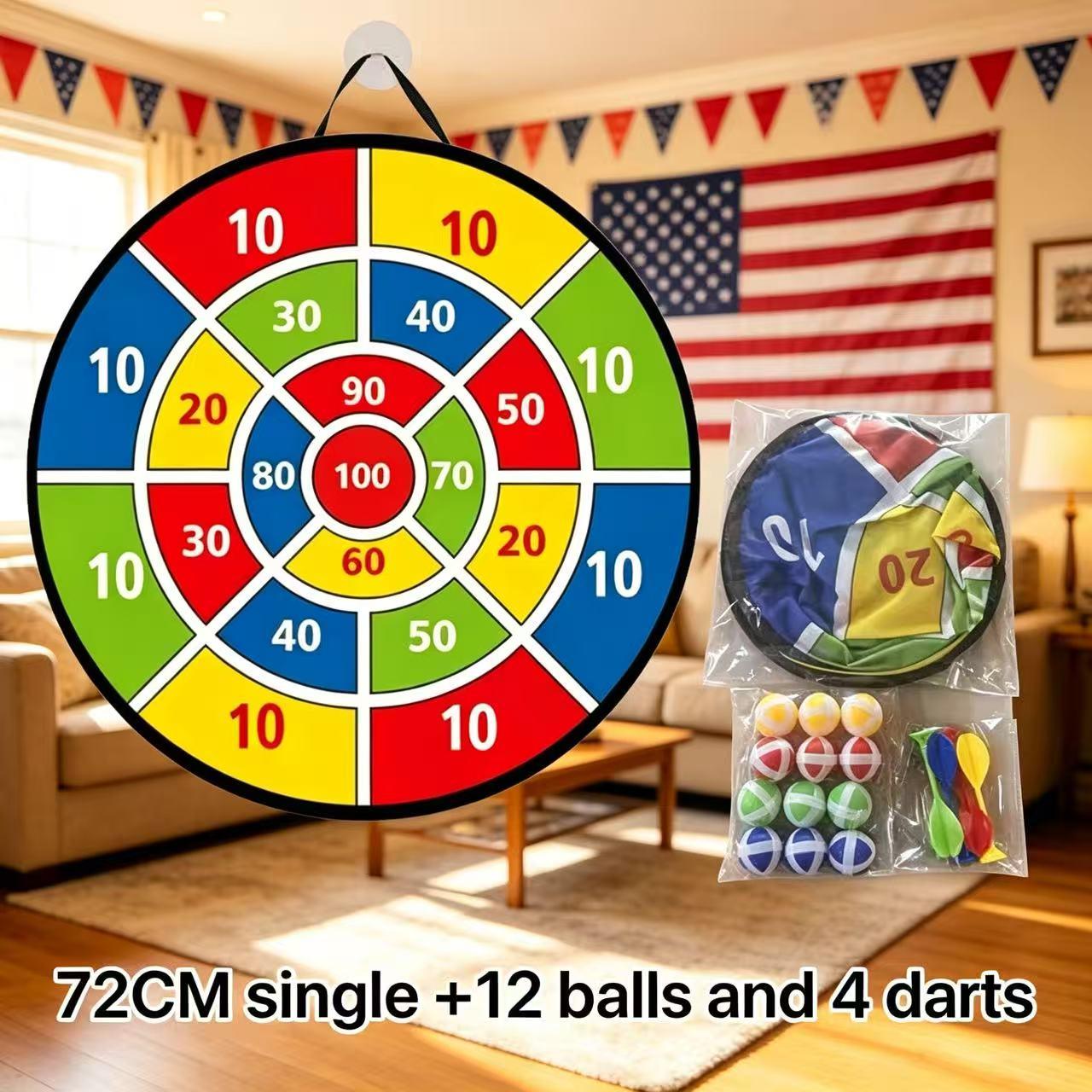 Chosen 29 Inch Dart Board Game, Sticky Ball Darts Board with 12pcs Balls & 4 Count Dart, Parent-child Interactive Toy Sports Game, Indoor & outdoor children's gifts, Creative Birthday and Holiday Gift Options, Toys for Boys, Fidget Toys,Christmas gifts Chosen 29 Inch Dart Board Game, Sticky Ball Darts Board with 12pcs Balls & 4 Count Dart, Parent-child Interactive Toy Sports Game, Indoor & outdoor children's gifts, Creative Birthday and Holiday Gift Options, Toys for Boys, Fidget Toys,Christmas gifts