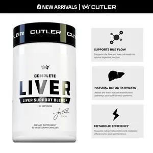 Cutler Nutrition - Complete Liver, Comprehensive Liver Support Supplement for Natural Liver Detox, and Bile Flow Support with TUDCA, ALA, NAC and Milk Thistle, 30 Serving Capsules