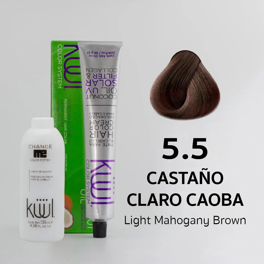 5.5	Light Mahogany Brown