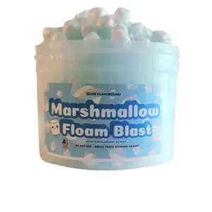 Marshmallow Floam Blast Slime - 8 oz Jar - Non-Sticky - Sensory