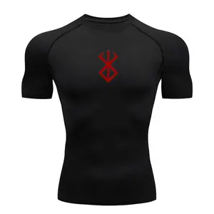 BERSERK BRAND OF SACRIFICE – FitKairosis Black Performance Gym Compression Top