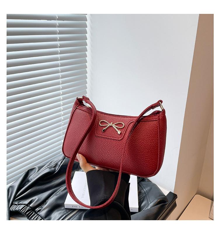 Womens Stylish Bow-Tie Western-Style Underarm Bag