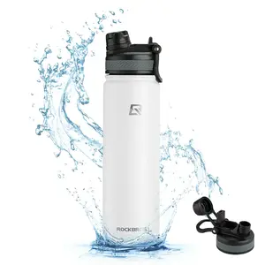 ROCKBROS Stainless Steel Insulated Water Bottle with Straw ROCKBROS Stainless Steel Insulated Water Bottle with Straw