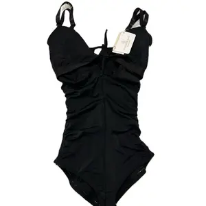 Shapewear Women's Swimsuit - Black Bodysuit with Stretchy Fabric and Adjustable Straps - Sexy, Comfort, Compression, Womenswear