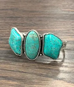 Mega 3 Set Turquoise Cuff Bracelet