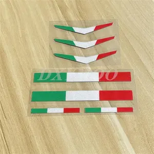 National Flag Italy Motorcycle Bike Stickers Reflective Car Exterior Decoration Accessories
