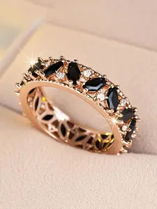Artificial Zirconia Ring, Fashion Accessories for Women & Men, Trendy All-match & Exquisite Jewelry for Birthday Gift