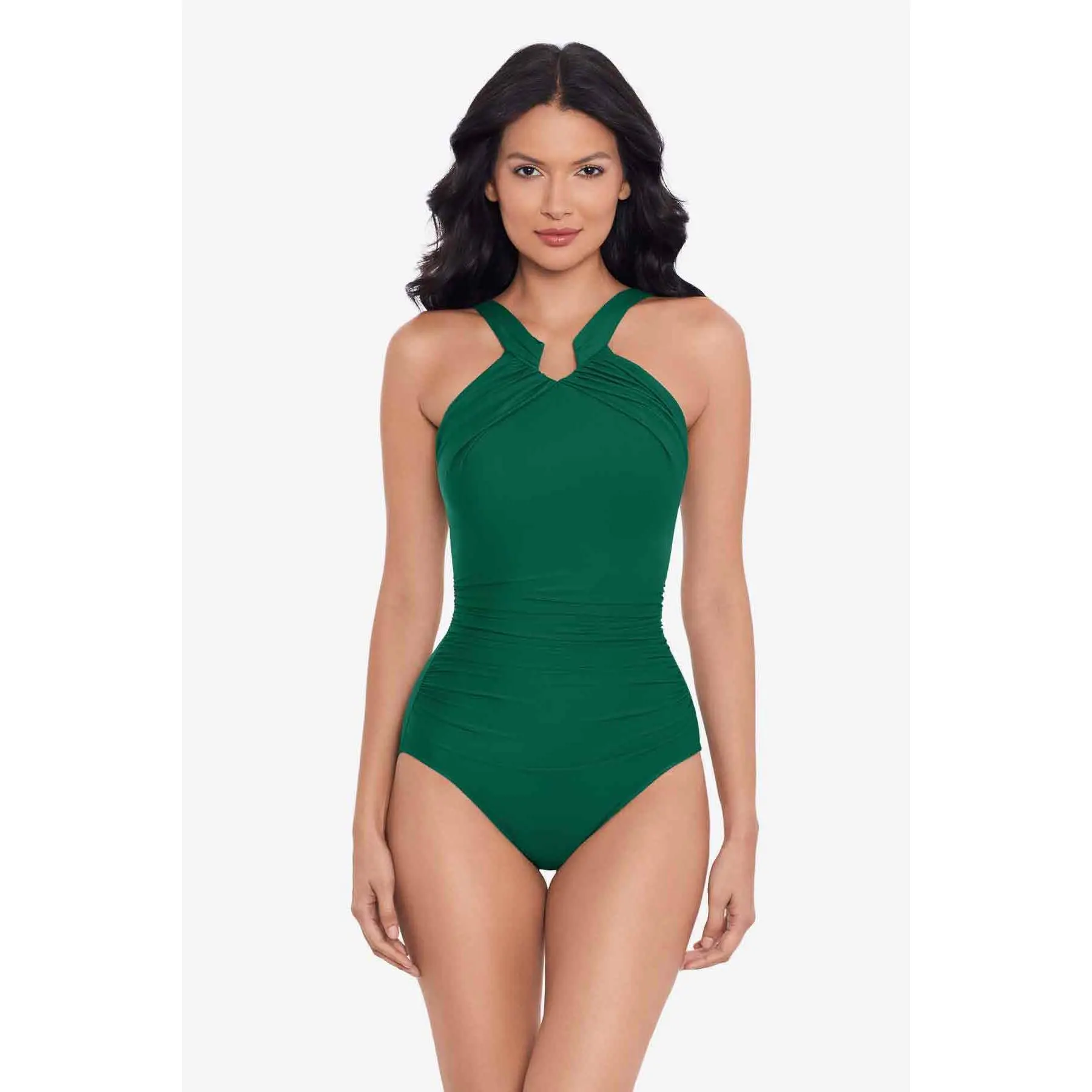 Miraclesuit Rock Solid Aphrodite One Piece Swimsuit Malachite Green