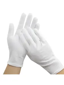 Thickened white glove for bead play, cultural etiquette, labor protection cotton glove, work protection pure cotton work gloves, Protective Glove