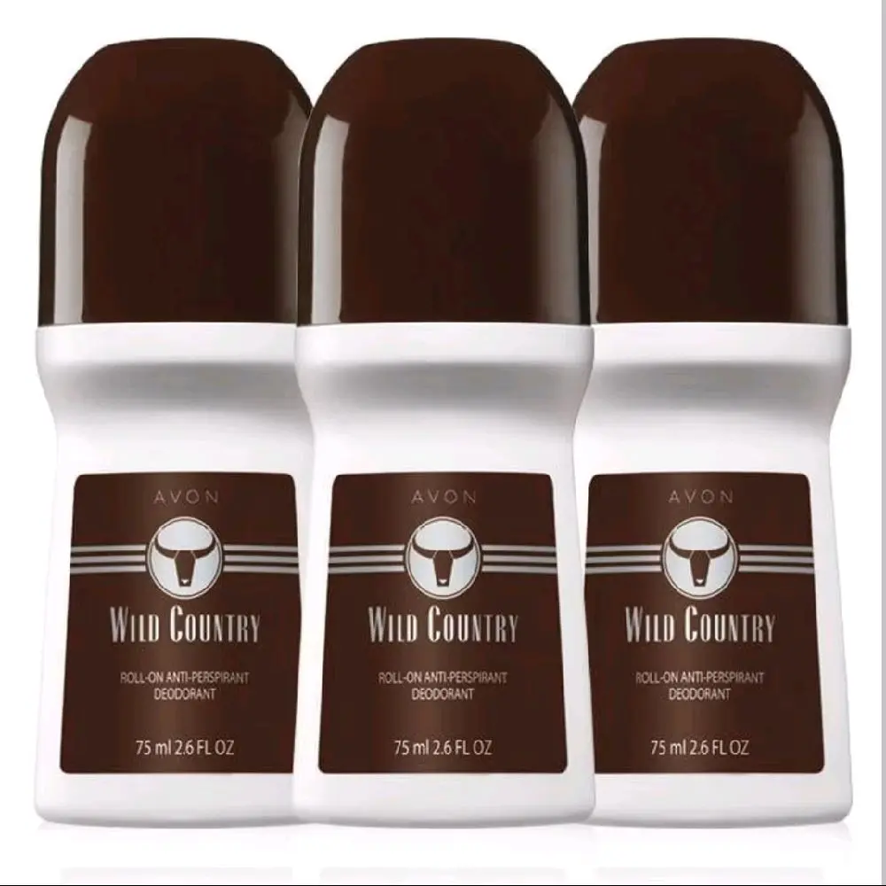 Avon Wild Country  Roll-On Anti-Perspirant Deodorant Pack of 3