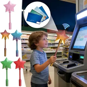 Starlight Magic Touch Payment Wand Exclusive Edition, Thick Hard Cardboard Box, Decorative Card Display Stand