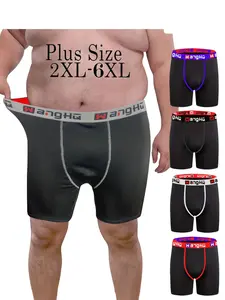 Men's Large Size Casual Athletic Sport Underwear, Soft Breathable Elastic Waistband, Durable Comfortable Fit for Daily Wear & Sports Activities