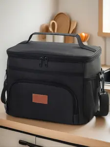 1pc Large capacity single shoulder ice pack for work with food insulation, waterproof ice pack, thickened outdoor picnic bag, Durable Insulated Bag