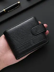 Men's Fashion Faux Leather, Business Style Wallet, Compact Casual Design, Large Capacity for Cards & Coins, Ideal Gift for Father's Day, Valentine's Day, Christmas