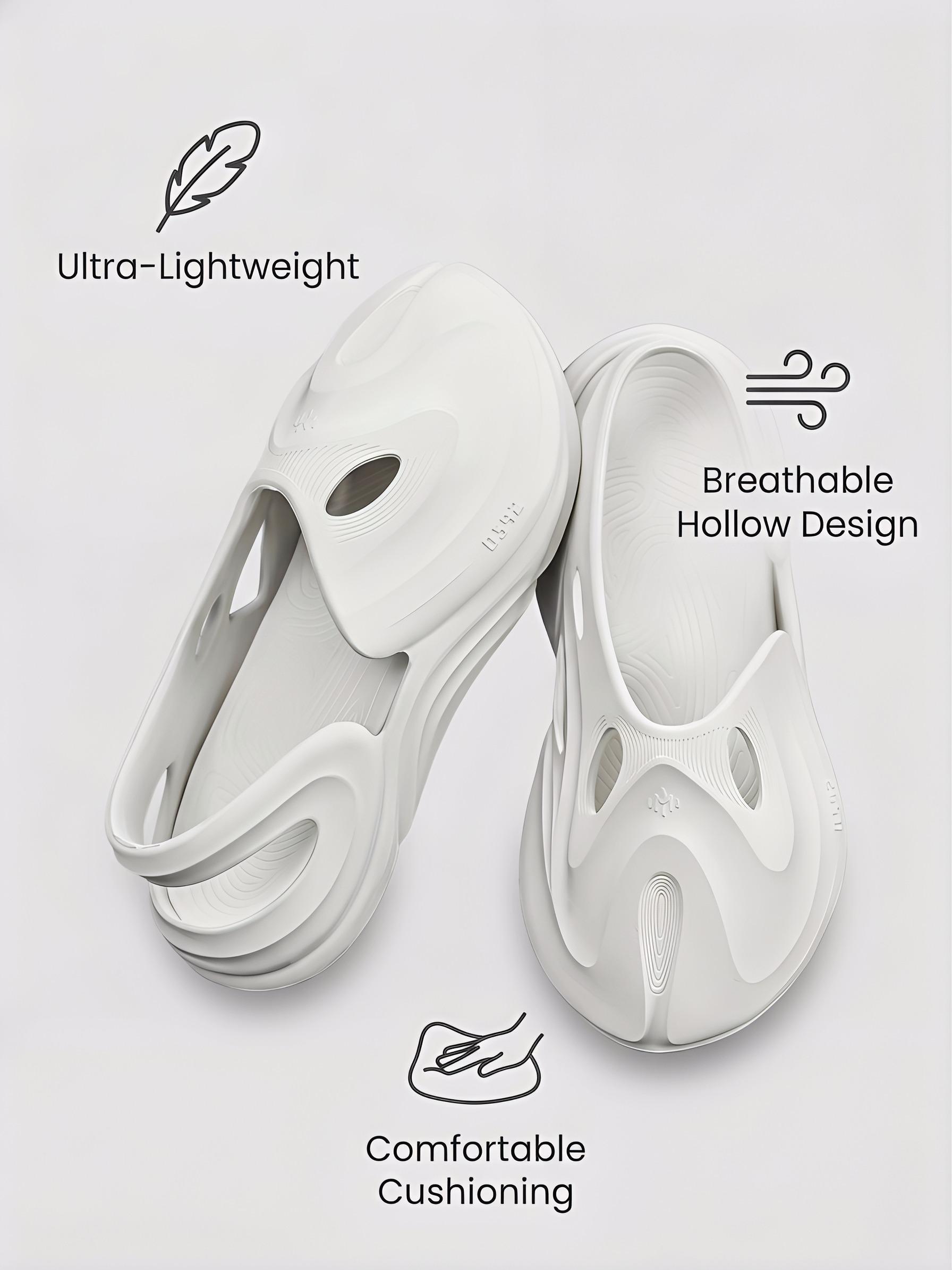 Women's Y2K Cloud Slingback Clogs, Lightweight One-Piece Molding Non-Slip Summer Sandals