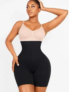 Lady's High Waisted Shapewear Shorts - Tummy Control, Thigh Slimming Compression Underwear for Athletic Basic Sexy Activewear and Sports Clothes