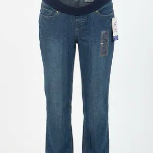 These are Planet Motherhood maternity jeans in a blue wash. Size 4 inseam 10 inches long and  16 inches wide
