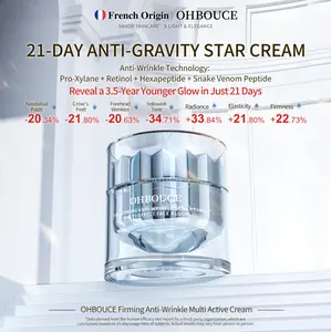 【OHBOUCE】 21-Day Anti-Gravity Star Cream - Raffermissante Anti-Rides Liftante Multi-Actions for Firming Skin & Reducing Wrinkles - Daily Moisturizers for Youthful Appearance