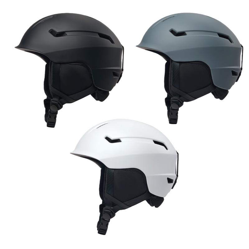 [Multi-Color Options]Adult Snowboard Helmet - Durable PC Shell, EPS Foam & Ventilation System - Unisex Ski Helmet in Matte Black, Gray & White for Men, Women & Youth