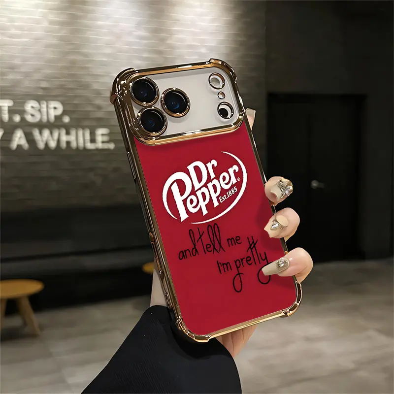 Dr Pepper Retro iPhone Case Vintage Dr Pepper Soda For Believers For Iphone  17 16 15 14 13 12 11 PRO MAX PLUS Shockproof Soft Silicone Smartphone  Protective Cellphone Shell mag safe transparent Scary ScreamingPhoneCaseQ69  - TikTok Shop